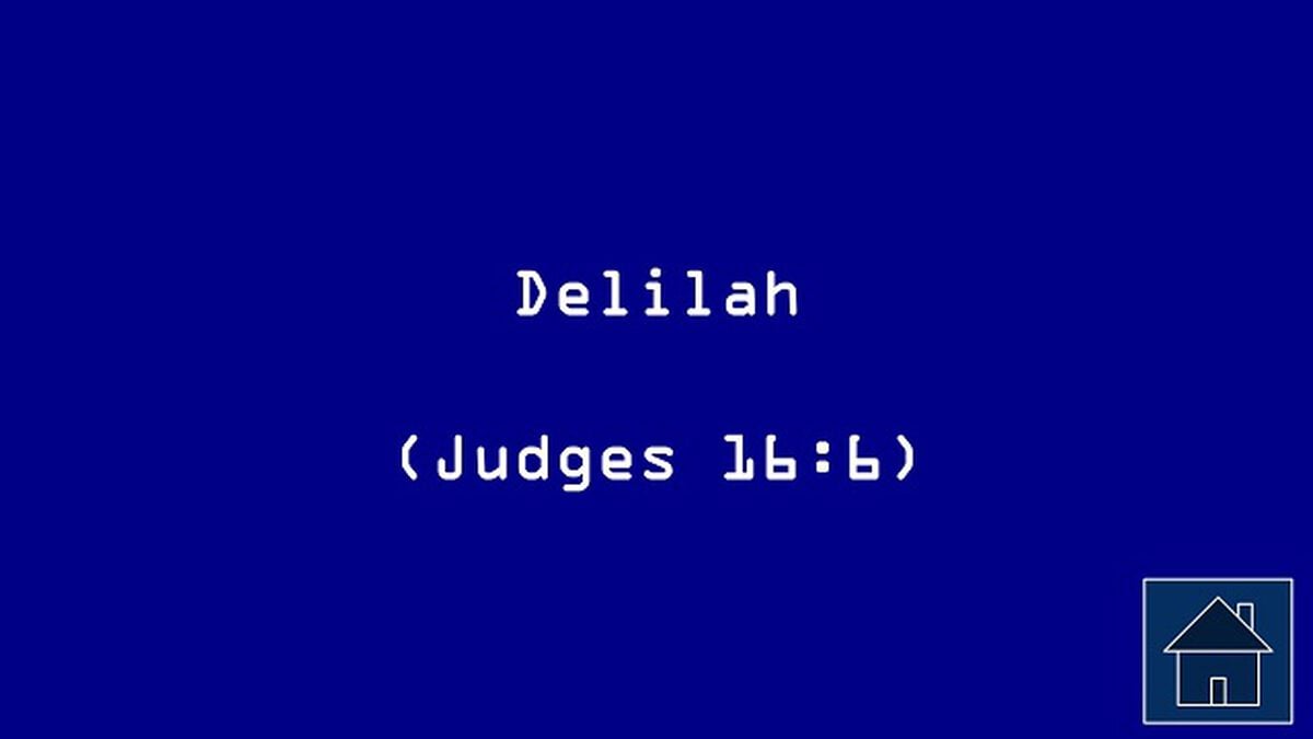 Bible Character Jeopardy image number null